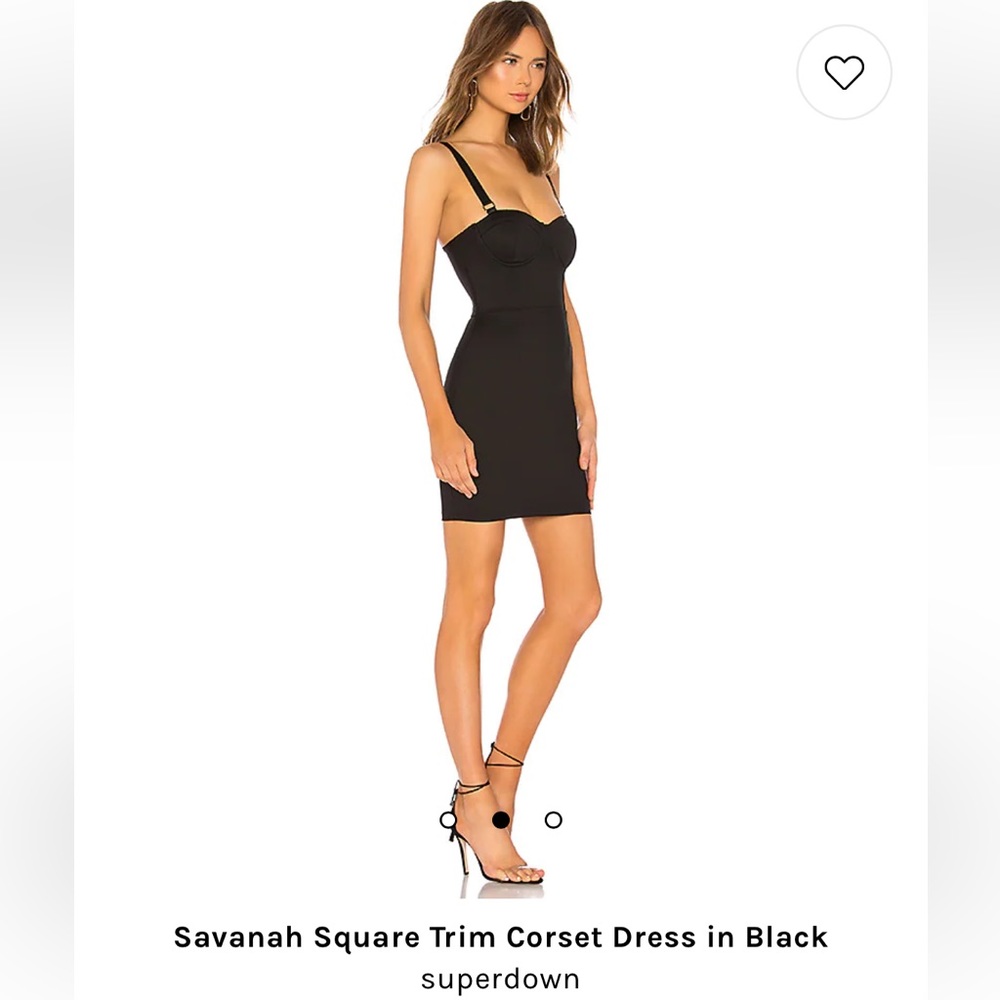 Savannah Square Trim Corset Dress